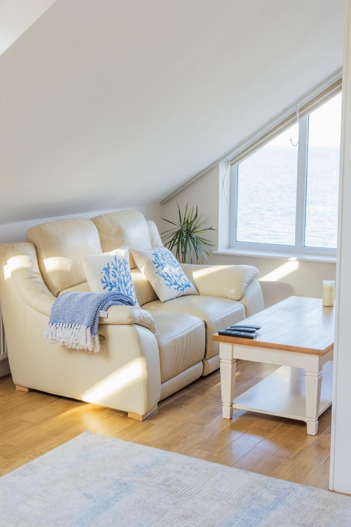 Carbis Bay - Luxury 3 Bed Penthouse Apartment With Sea Views Parking Sauna Balcony Exterior photo